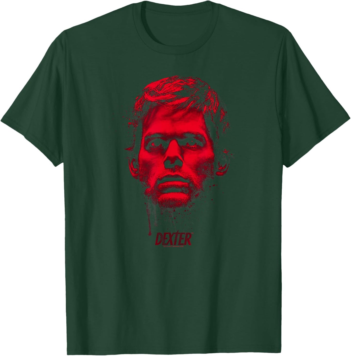 Dexter Bloody Face T-Shirt - T-Shirt | Forest
