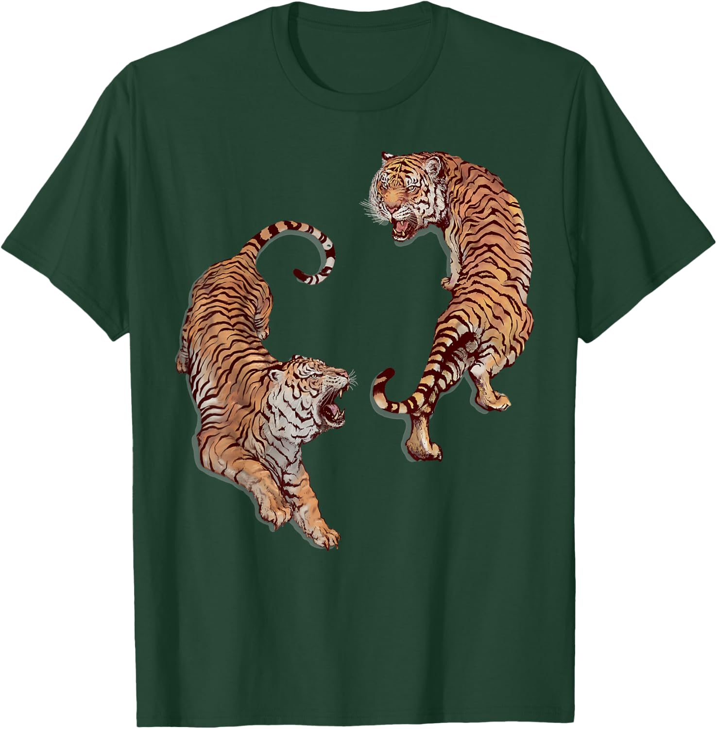 YEAR OF THE TIGER Chinese Zodiac Lunar New Year 2022 T-Shirt - T-Shirt | Forest