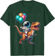 Astronaut Riding Dinosaur T Rex. Astronaut Space Birthday T-Shirt - T-Shirt | Forest
