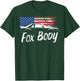Foxbody 5.0 American Flag Stang Muscle Car T-Shirt - T-Shirt | Forest