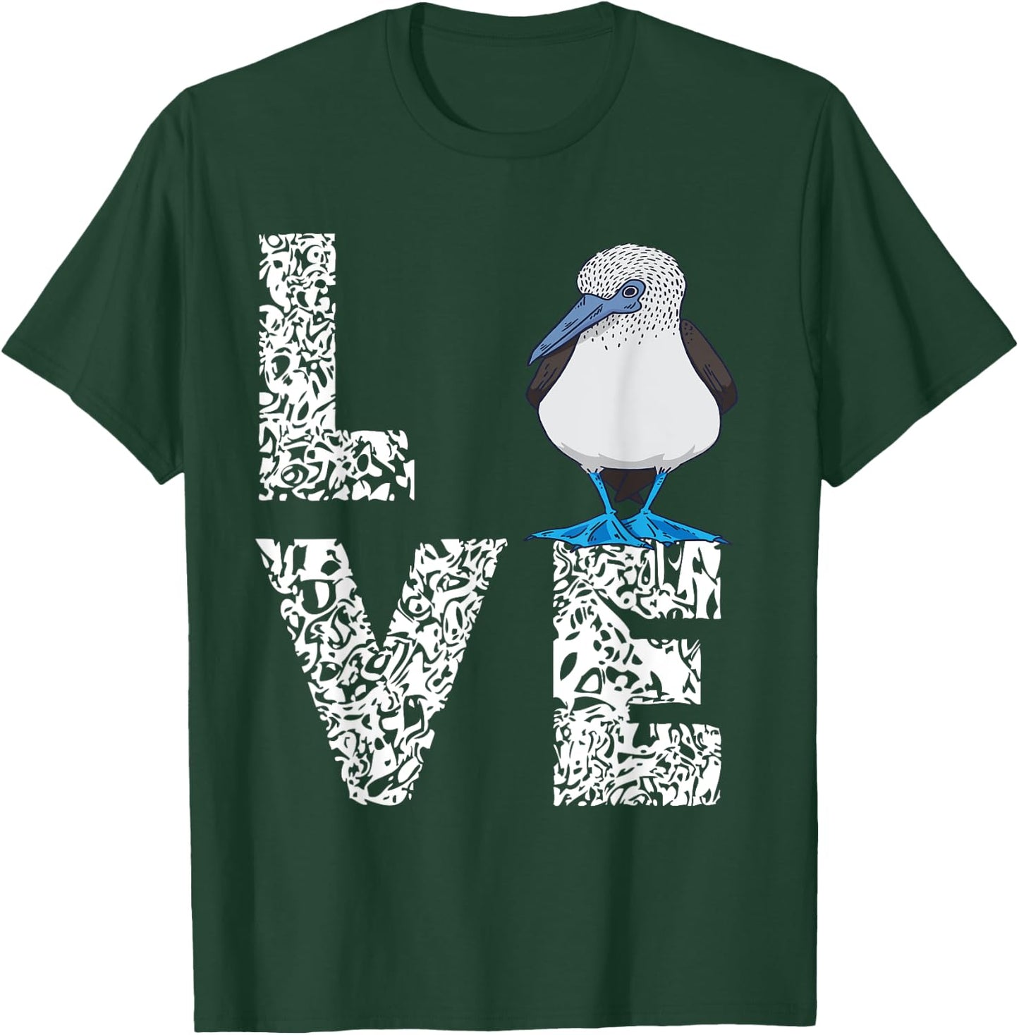 Blue Footed Boobies Tropical Sea Bird Boobies Lovers Love T-Shirt - T-Shirt | Forest