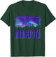 Minnesota - Northern Lights - Aurora Borealis - Night Stars T-Shirt - T-Shirt | Forest