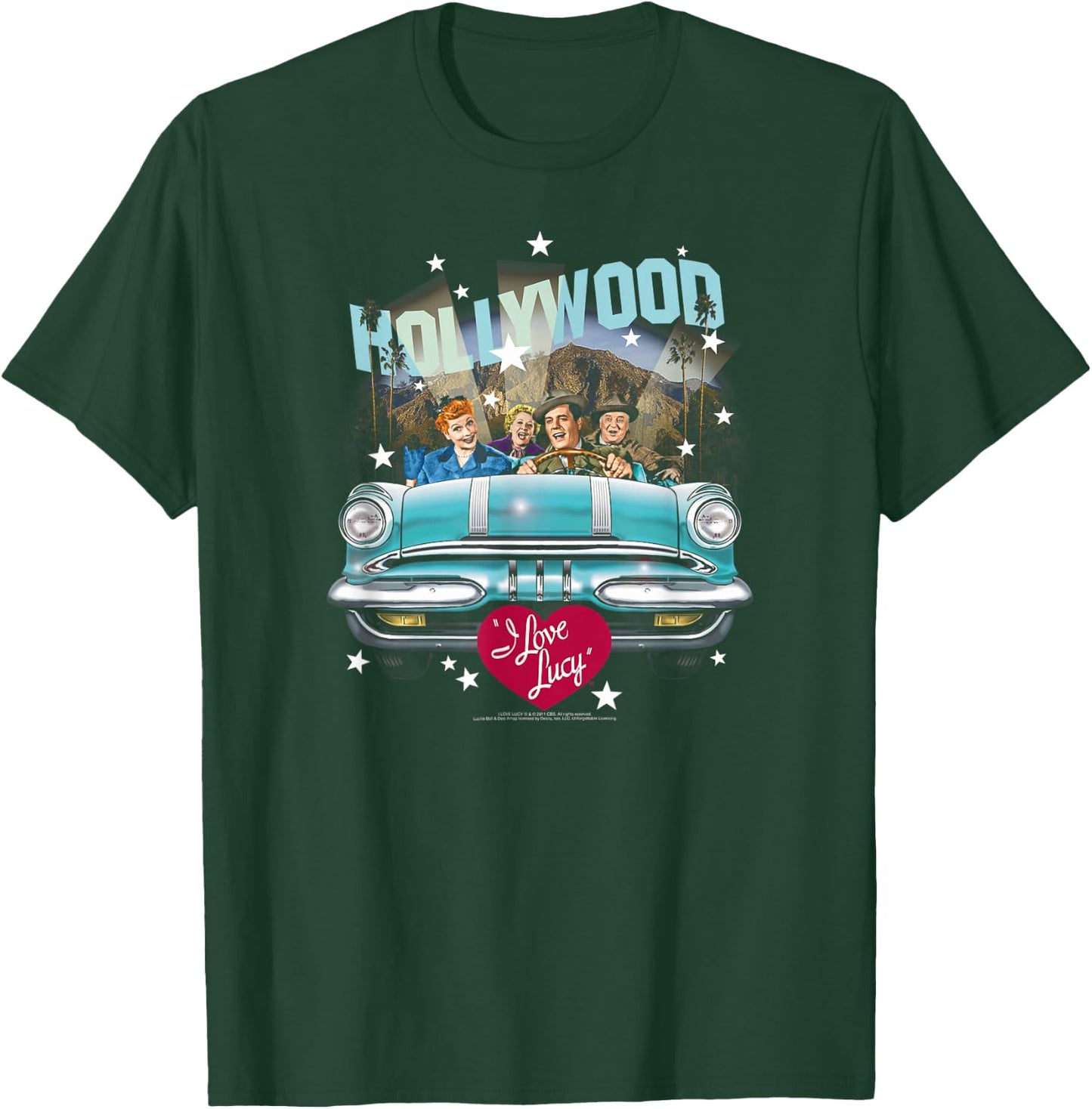I Love Lucy Hollywood Road Trip T-Shirt - T-Shirt | Forest