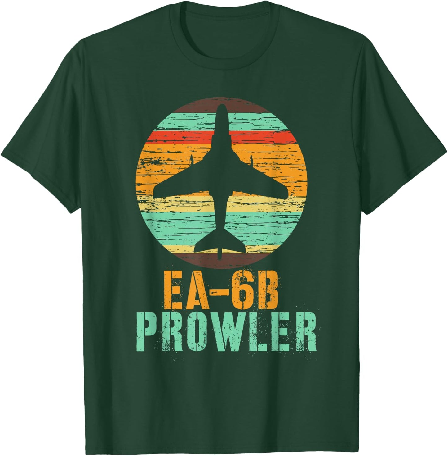 Vintage EA-6B Prowler Military Aircraft Shirt T-Shirt - T-Shirt | Forest
