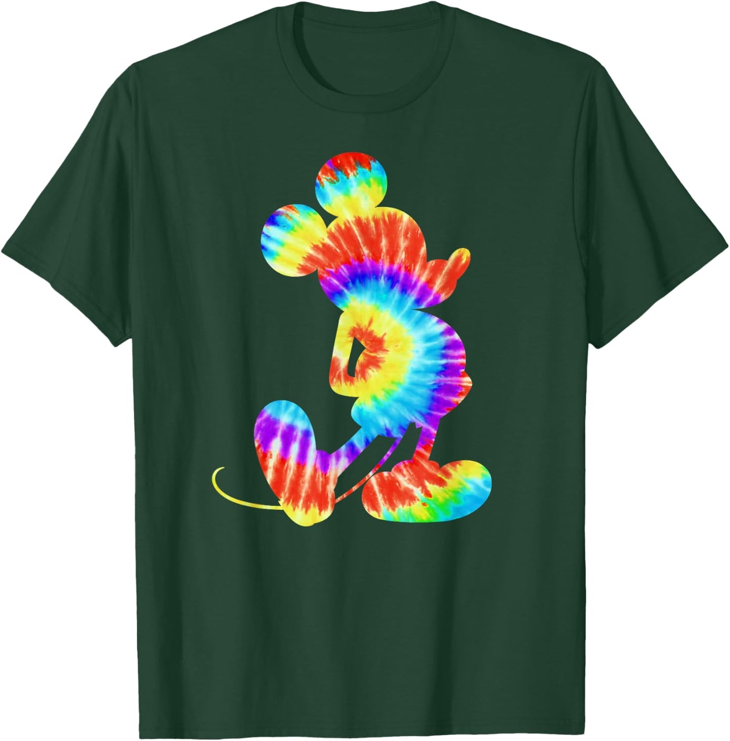 Disney Mickey Mouse Retro Tie- Dye Small T-Shirt - T-Shirt | Forest