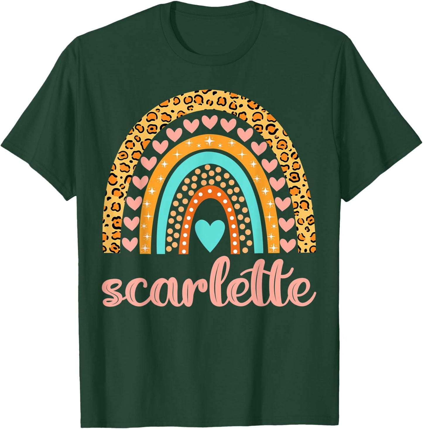 Scarlette Scarlette Name Birthday Shirt Gift T-Shirt - T-Shirt | Forest