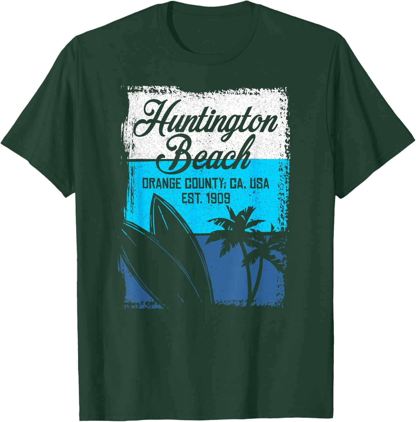 Cool Huntington Beach 2019 Surfing Competitions Men Women Kids T-Shirt - T-Shirt | Forest