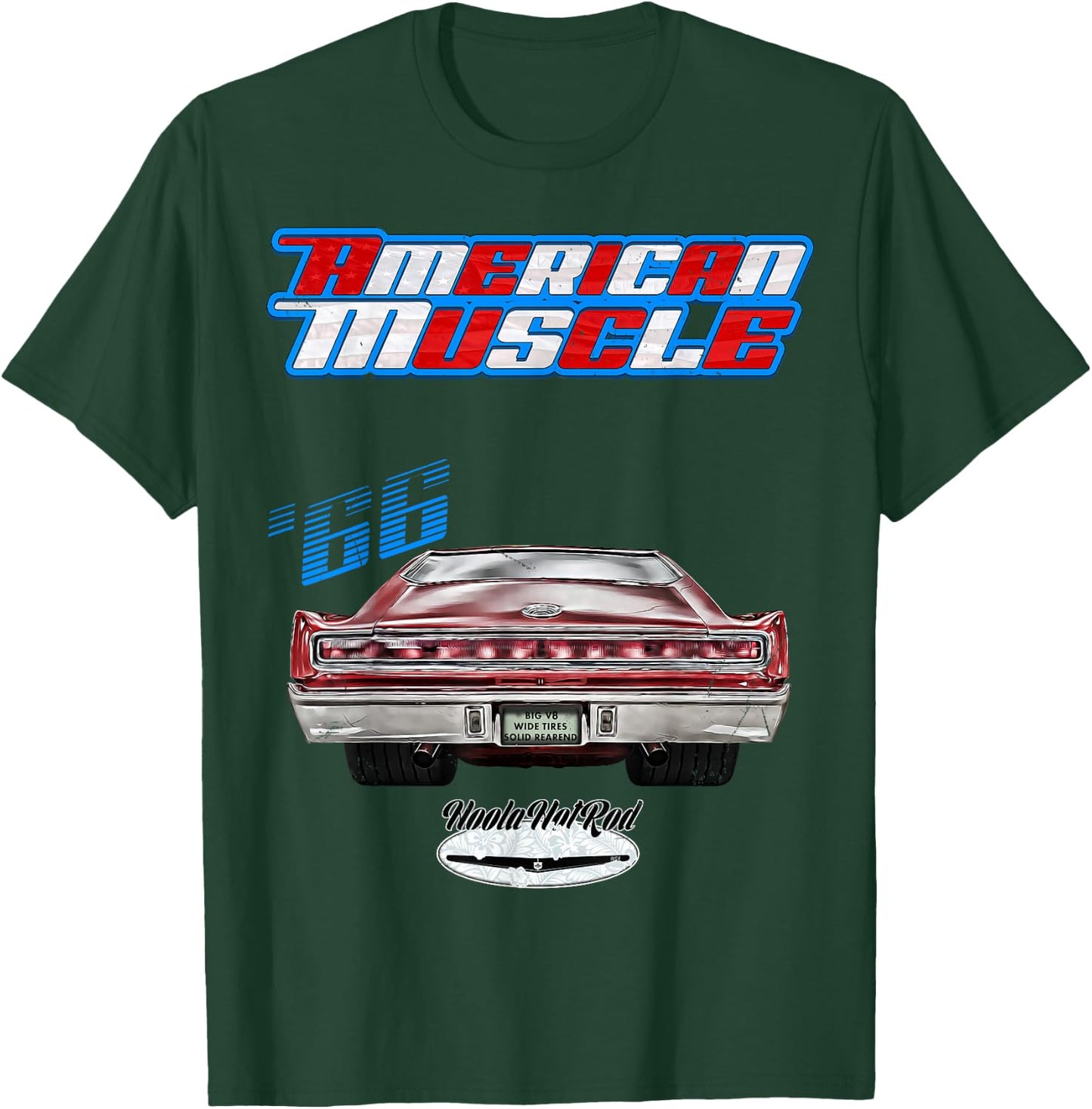 1966 Charger,Super Bee,Hot Rod,Muscle Car,Magnum,Wedge,R/T T-Shirt - T-Shirt | Forest