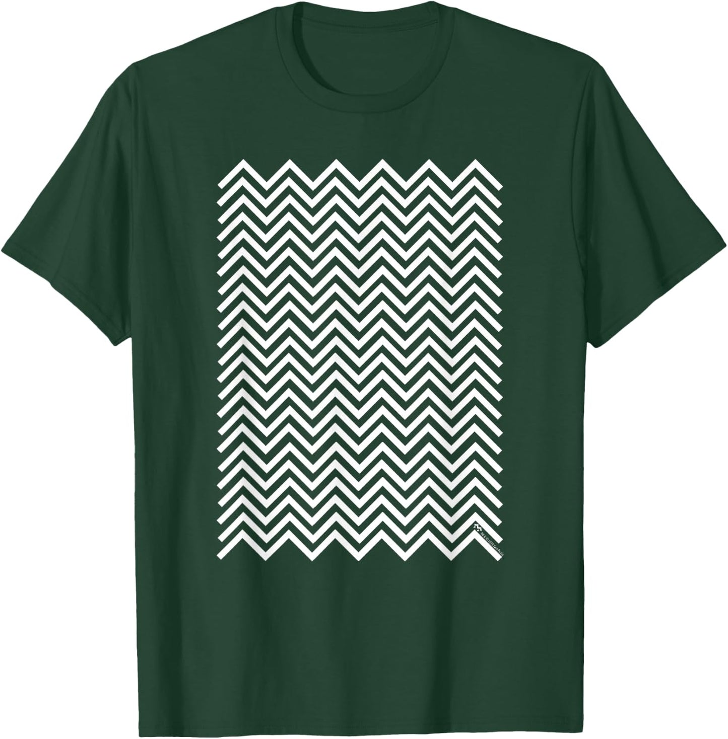 Twin Peaks Black and White Chevron T-Shirt - T-Shirt | Forest