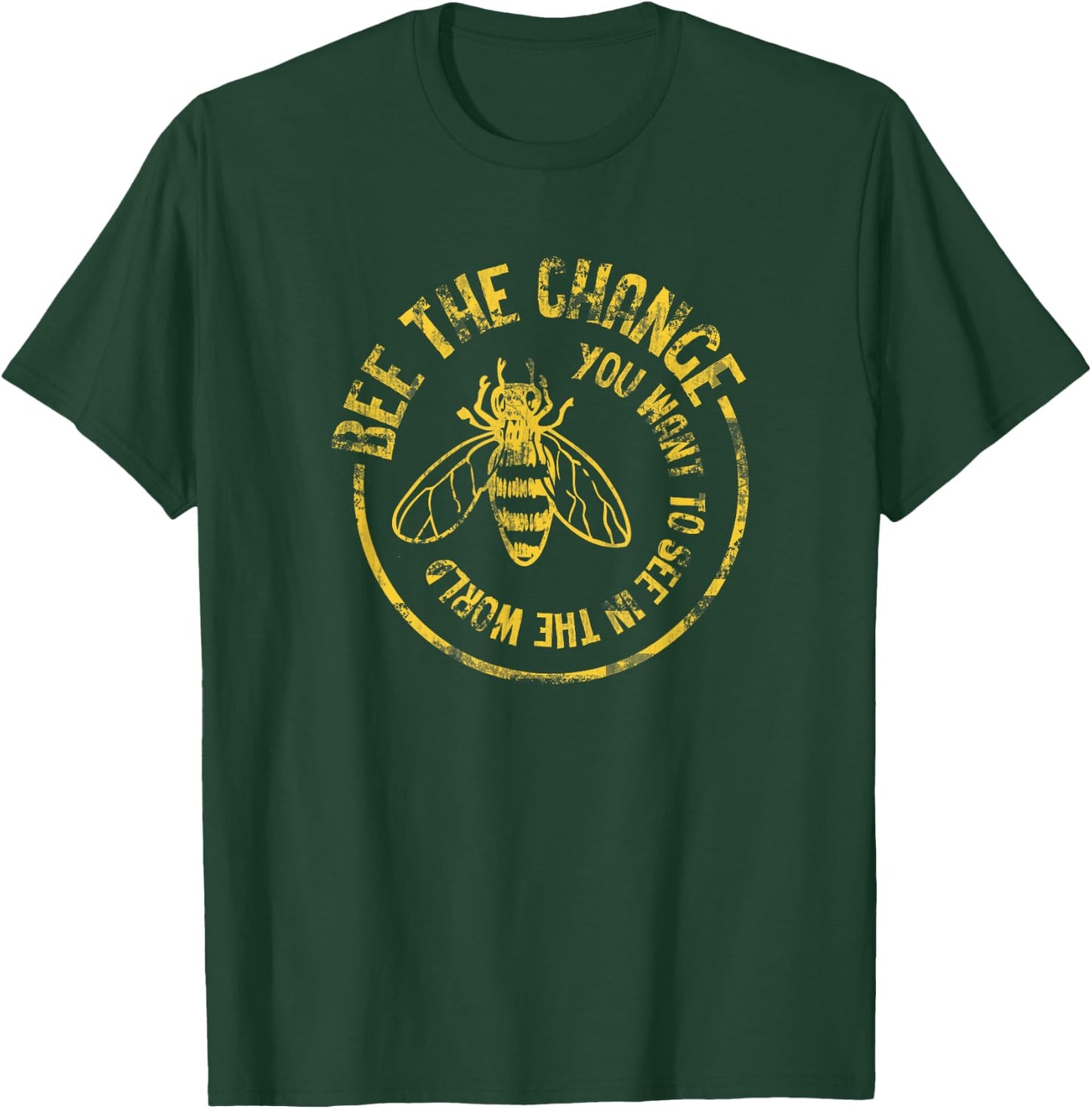Bee Save The Bees Honeybee Bee The Change T-Shirt - T-Shirt | Forest