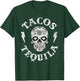 Sugar Skull Tacos & Tequila Apparel Mexican Fun Wear Women T-Shirt - T-Shirt | Forest