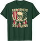 Ban Idiots Not Guns Funny Pro 2A Second Amendment Gun Rights T-Shirt - T-Shirt | Forest