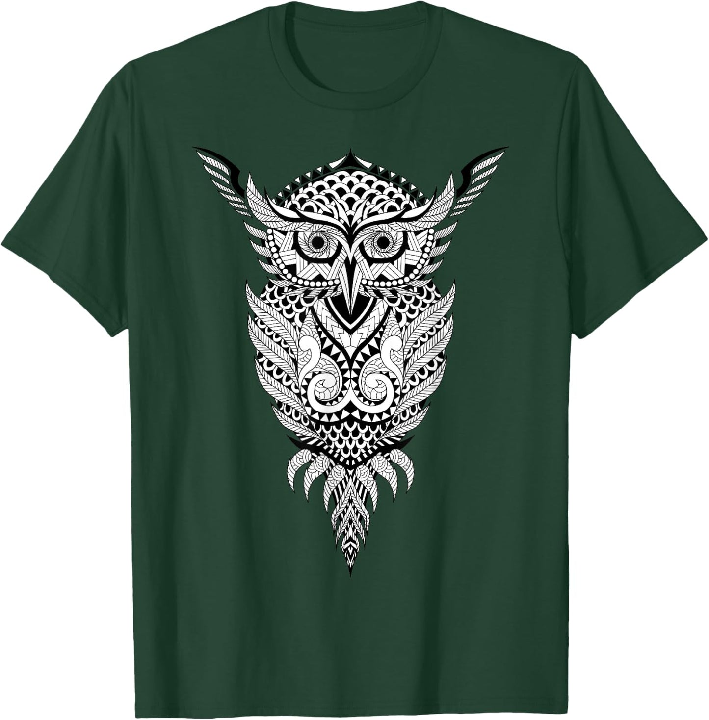 Cute owl to paint and colour for children T-Shirt - T-Shirt | Forest