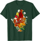 Cute Chicken Vintage Floral Botanical Flower Garden Tea T-Shirt - T-Shirt | Forest