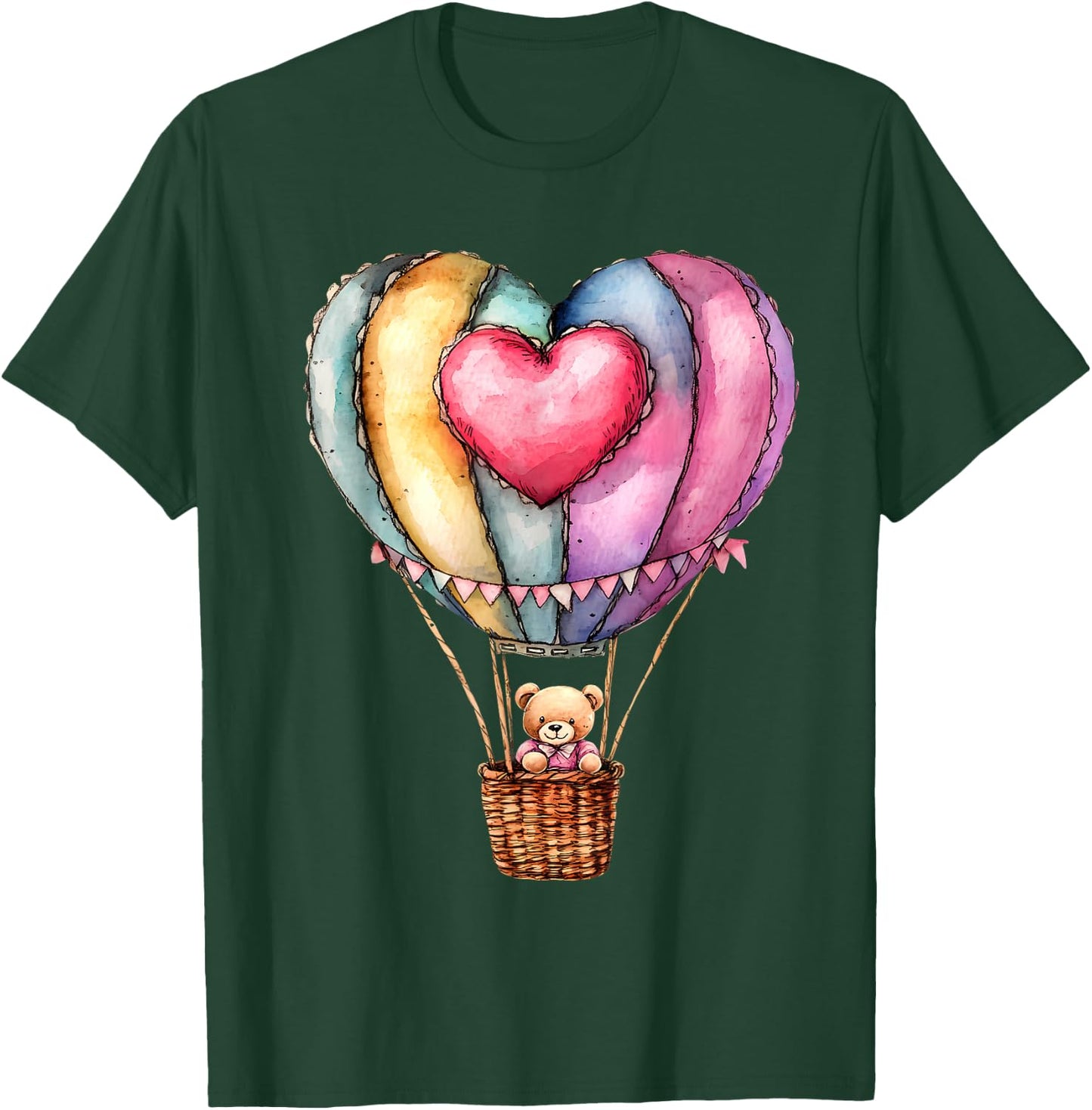Hot Air Balloon Ride Festival Hot Air Ballooning T-Shirt - T-Shirt | Forest