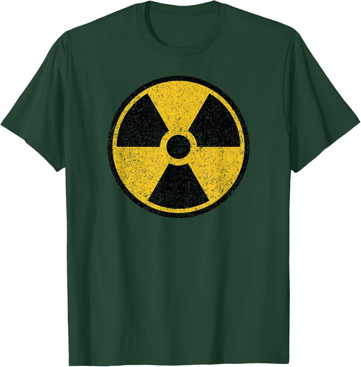 Radioactive Nuclear Warning Symbol Radiation Sign Fallout T-Shirt - T-Shirt | Forest