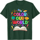 Color Our World Summer Reading 2026 Creativity Enthusiast T-Shirt - T-Shirt | Forest
