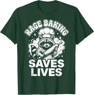 Rage Baking Saves Lives T-Shirt - T-Shirt | Forest