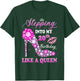 Stepping Into My 20th Birthday Like A Queen T-Shirt - T-Shirt | Forest