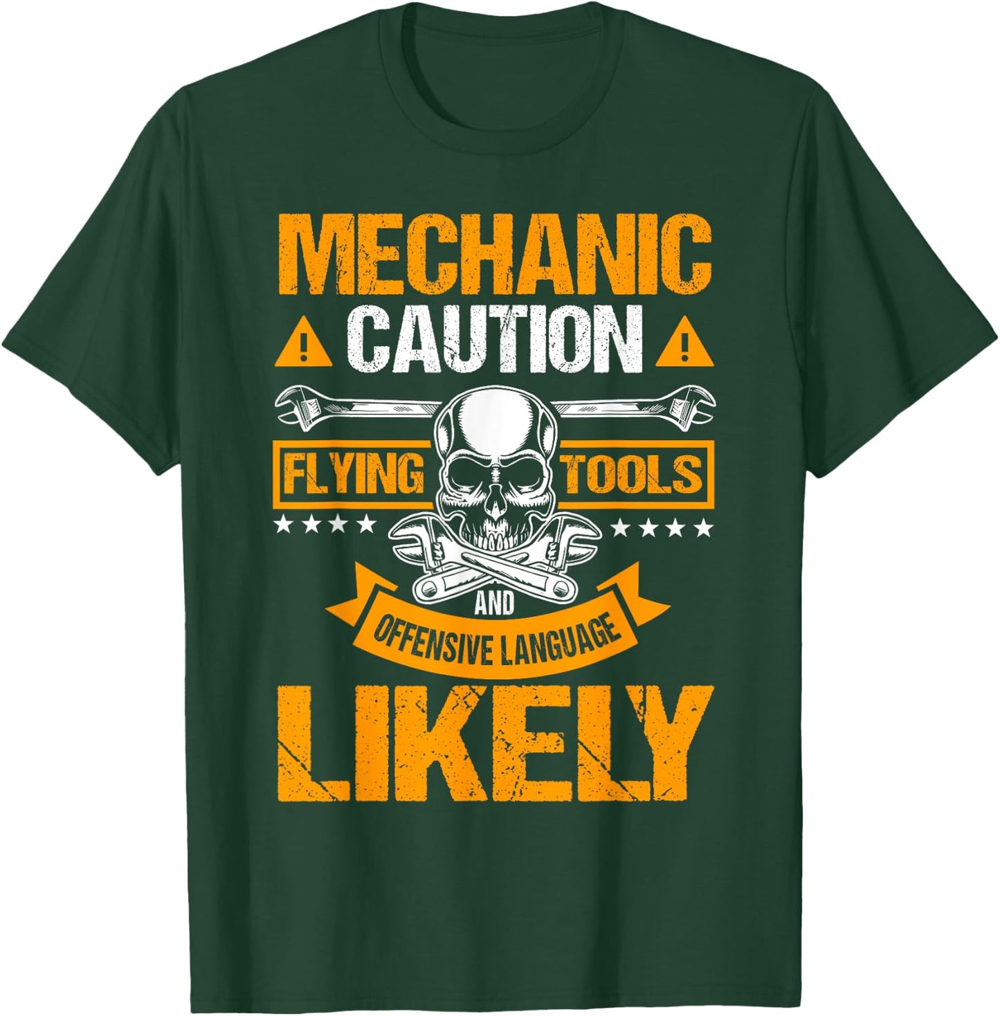 Auto Mechanic Automotive Technician Mech Serviceman Repair T-Shirt - T-Shirt | Forest