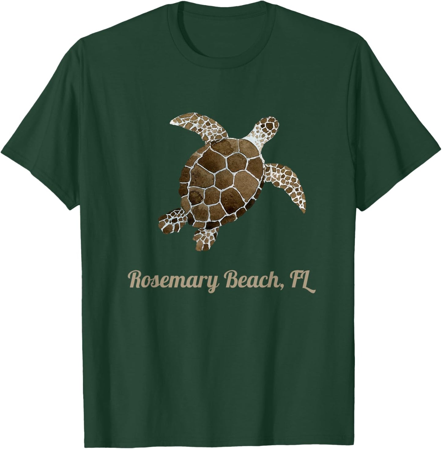 Beach Rosemary, FL Marine Biology Save The Sea Turtle Women Kids T-Shirt - T-Shirt | Forest