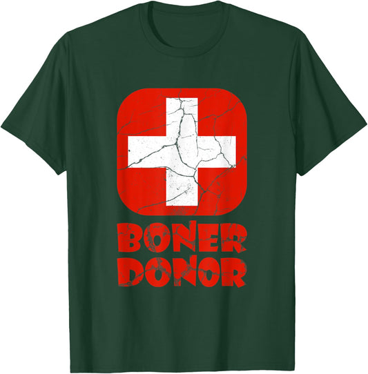 Funny Halloween Boner Donor Hubie Switzerland T-Shirt - T-Shirt | Forest