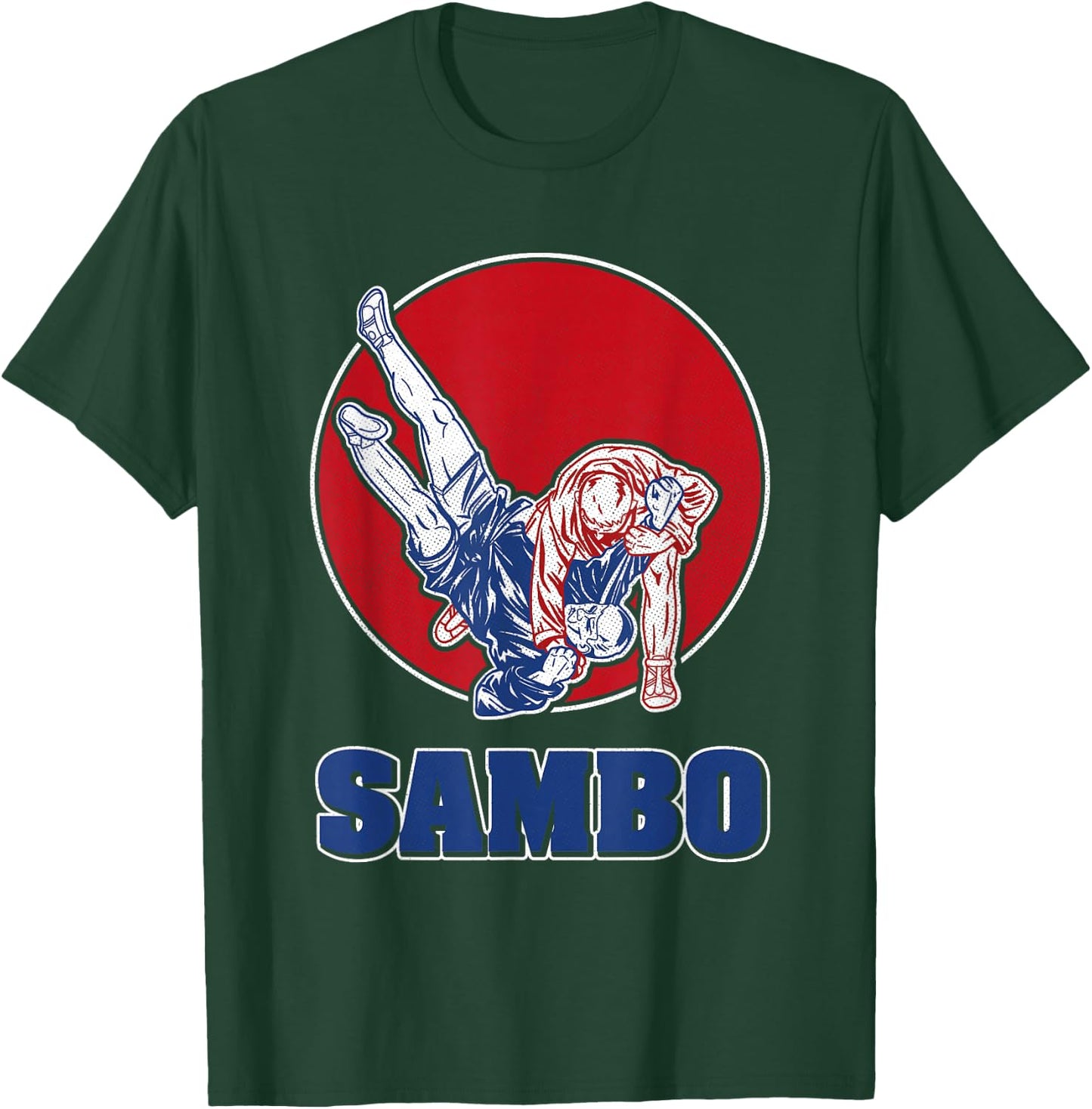 Sambo Wrestling Martial Arts Russia Soviet Union Martial Arts T-Shirt - T-Shirt | Forest