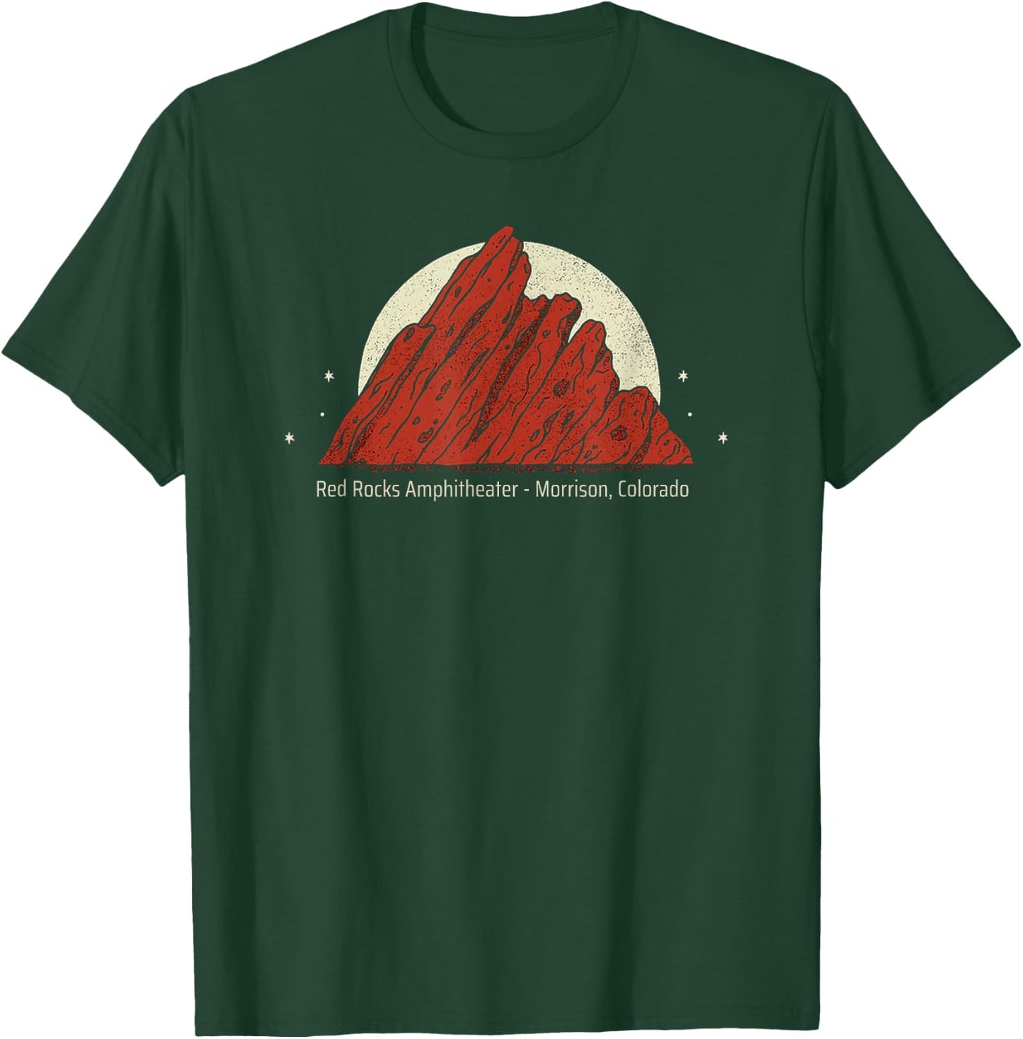 Red Rocks Amphitheater - Morrison Colorado T-Shirt - T-Shirt | Forest