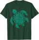 Sea Turtle Teal Mandala Boho Turtles T-Shirt - T-Shirt | Forest