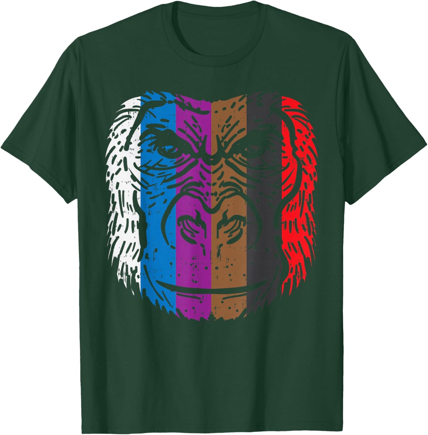Gorilla Jiu Jitsu Belt Rank BJJ Brazilian Martial Arts Gift T-Shirt - T-Shirt | Forest