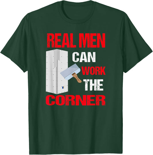 Trendy Funny Drywall Finishers T-Shirt - T-Shirt | Forest