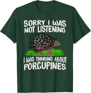 Porcupine Conservation Animal Rodent - Porcupine T-Shirt - T-Shirt | Forest