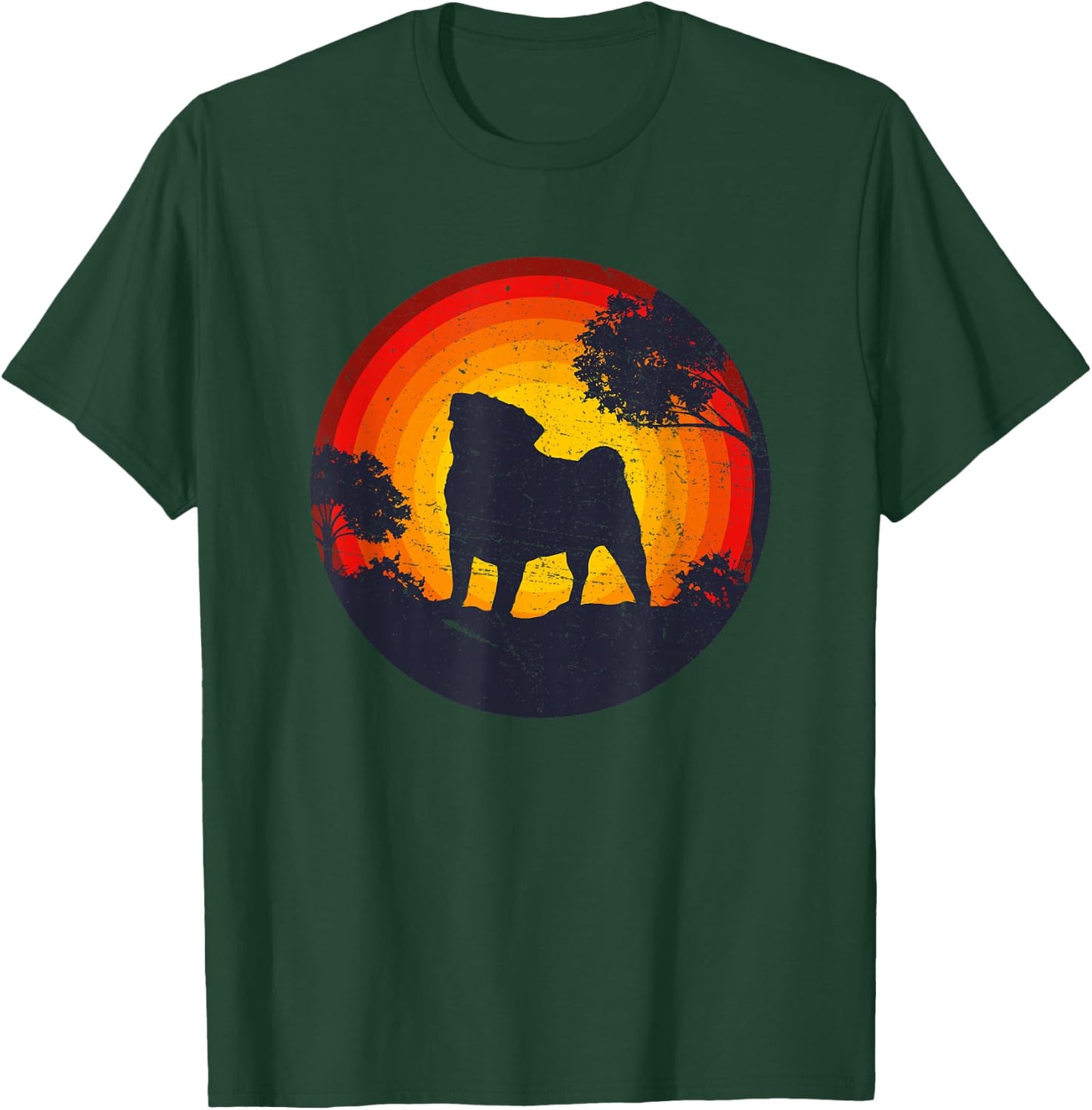 Pug Puggie-Dog T-Shirt - T-Shirt | Forest