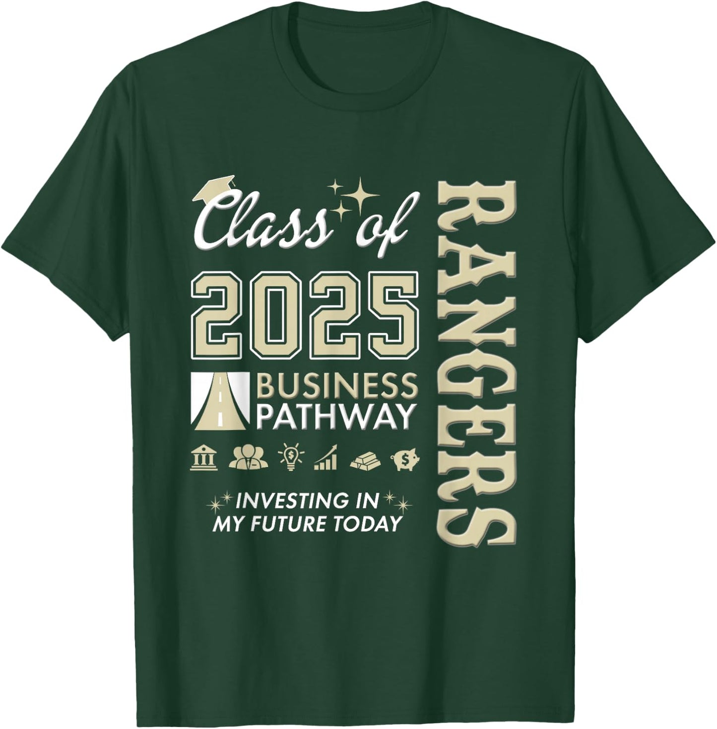 Santa Rosa Rangers - Business Pathway T-Shirt - T-Shirt | Forest