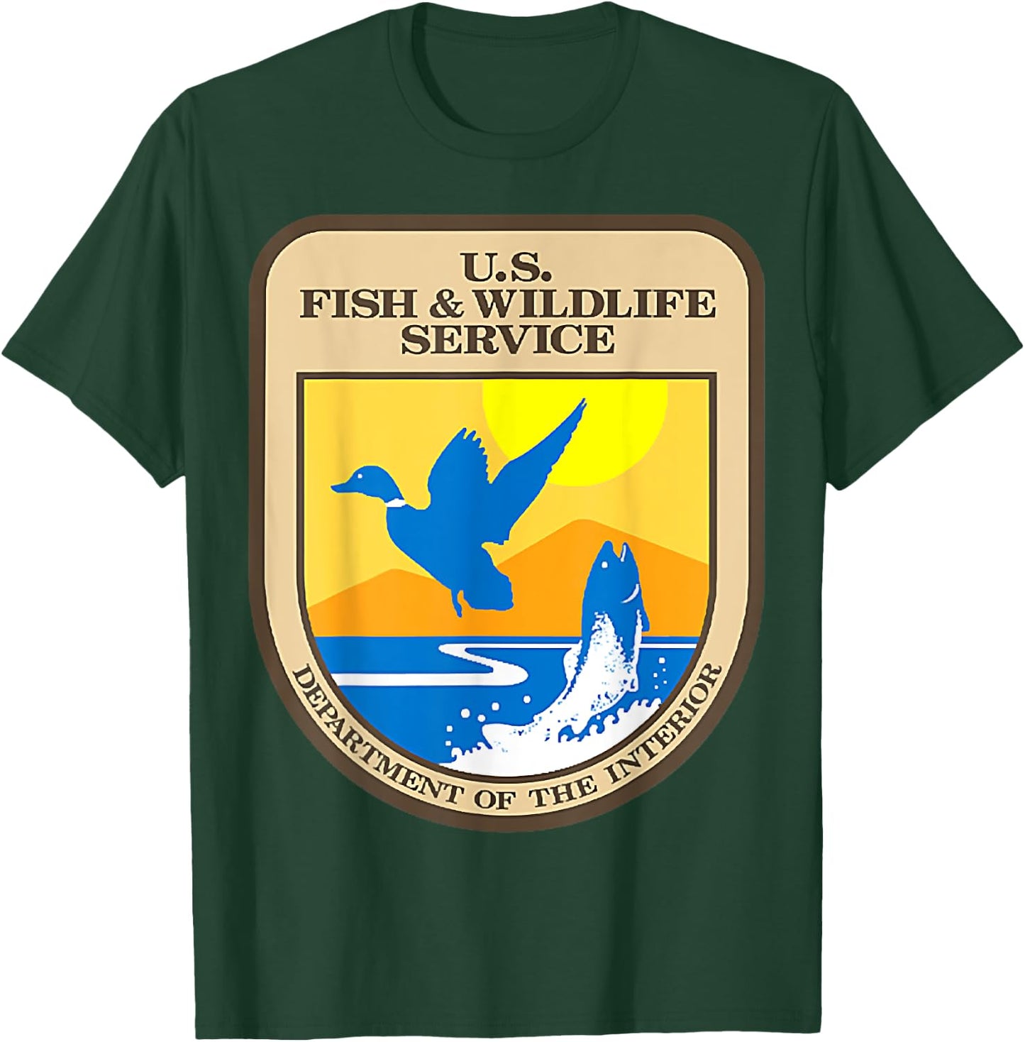 US Fish _ Wildlife Service T-Shirt - T-Shirt | Forest