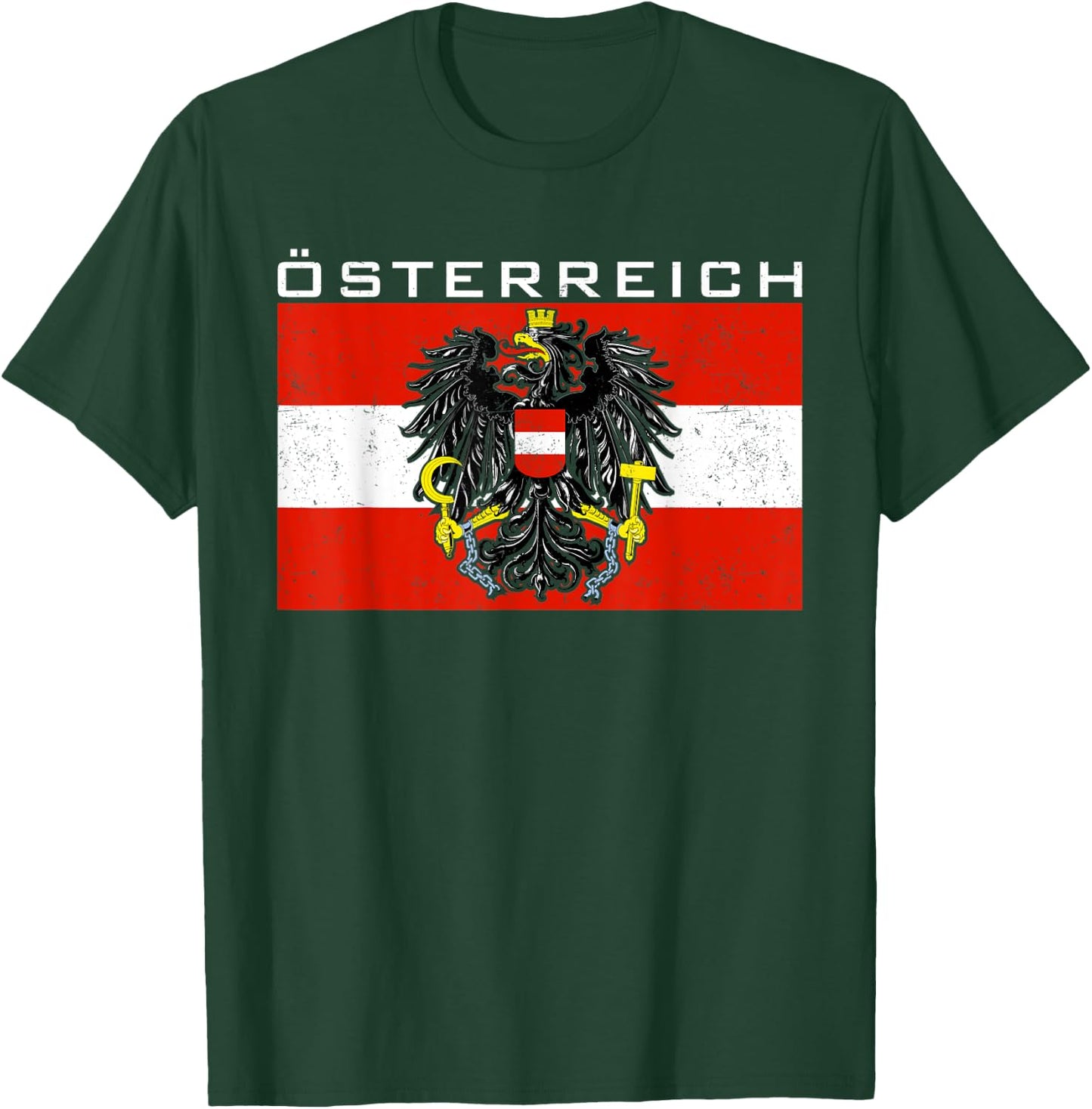 Austria Austrians Österreich T-Shirt - T-Shirt | Forest