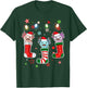 Kawaii Axolotl Christmas Stocking Kid Youth Teen Pajamas Pjs T-Shirt - T-Shirt | Forest
