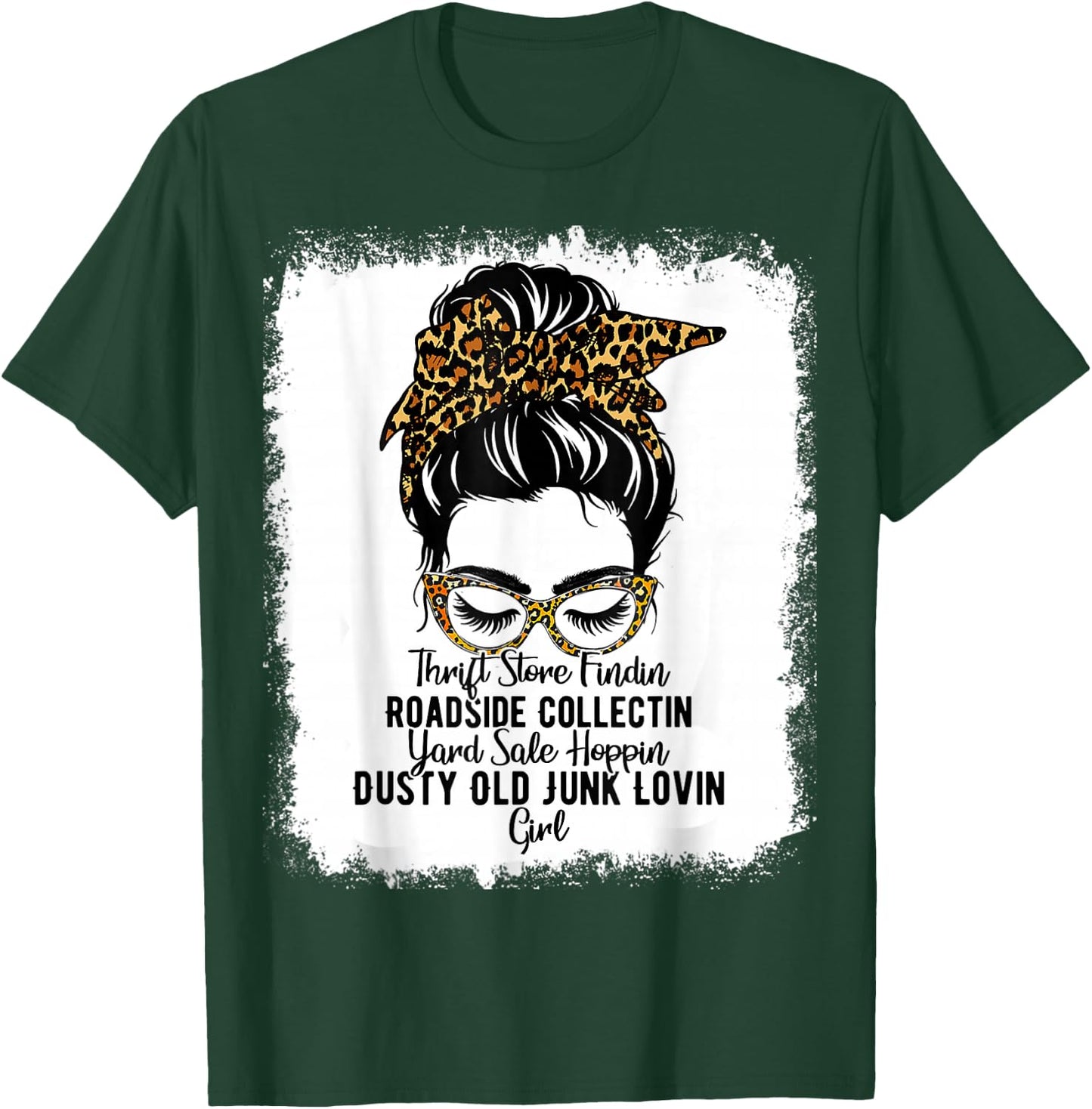 Messy Roadside Thrift Store Yard Sale Old Junk Lover T-Shirt - T-Shirt | Forest