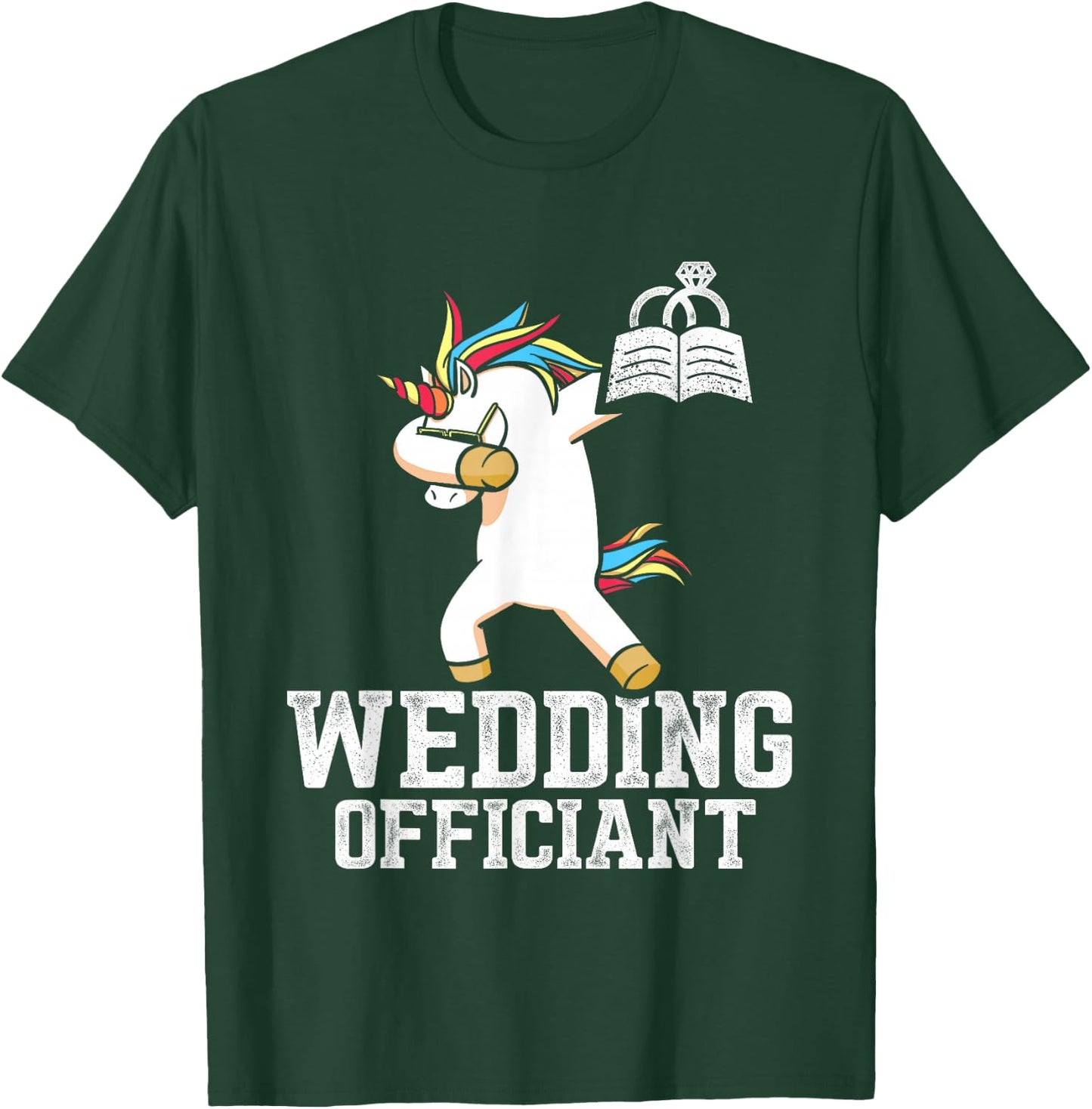 Wedding Officiant US Arts Internet Ordained Minister Gift T-Shirt - T-Shirt | Forest
