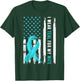 I Wear Teal For My Wife Cervical Cancer Awareness T-Shirt - T-Shirt | Forest