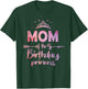 Mom Of The 5th Birthday Princess Girl 5 Years Old B-day T-Shirt - T-Shirt | Forest