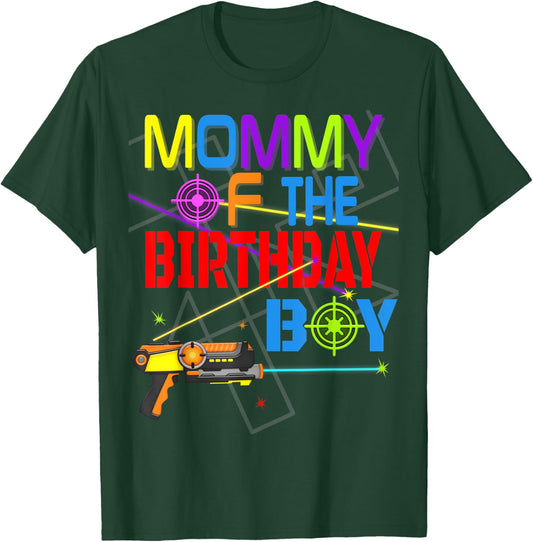 Laser Tag Birthday Party Themed Matching Family T-Shirt - T-Shirt | Forest