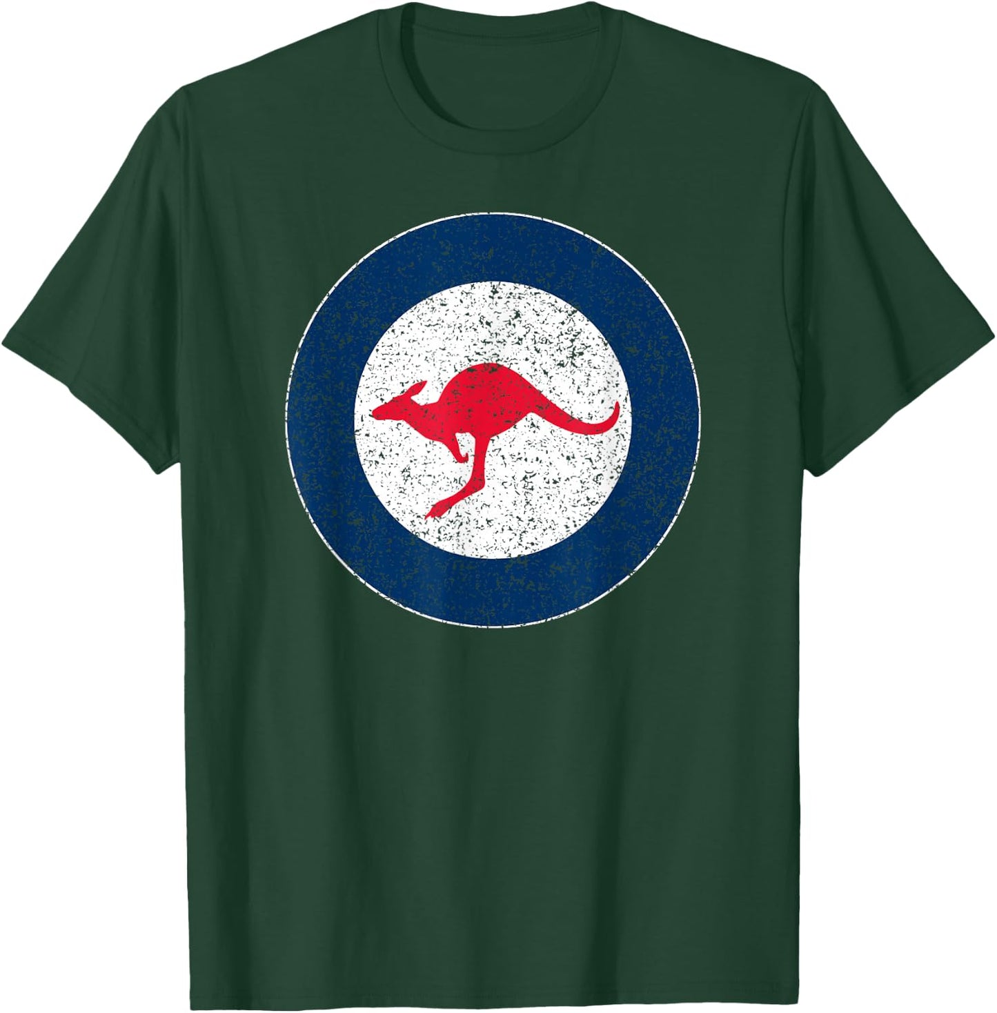 Australian Air Force Roundel Kangaroo T-Shirt - T-Shirt | Forest