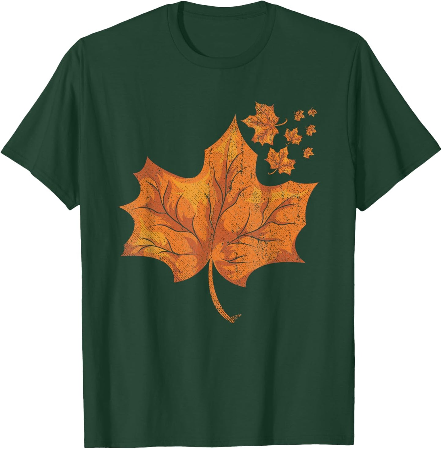 Colorful Autumn Maple Leaf Forest Thanksgiving Fall T-Shirt - T-Shirt | Forest