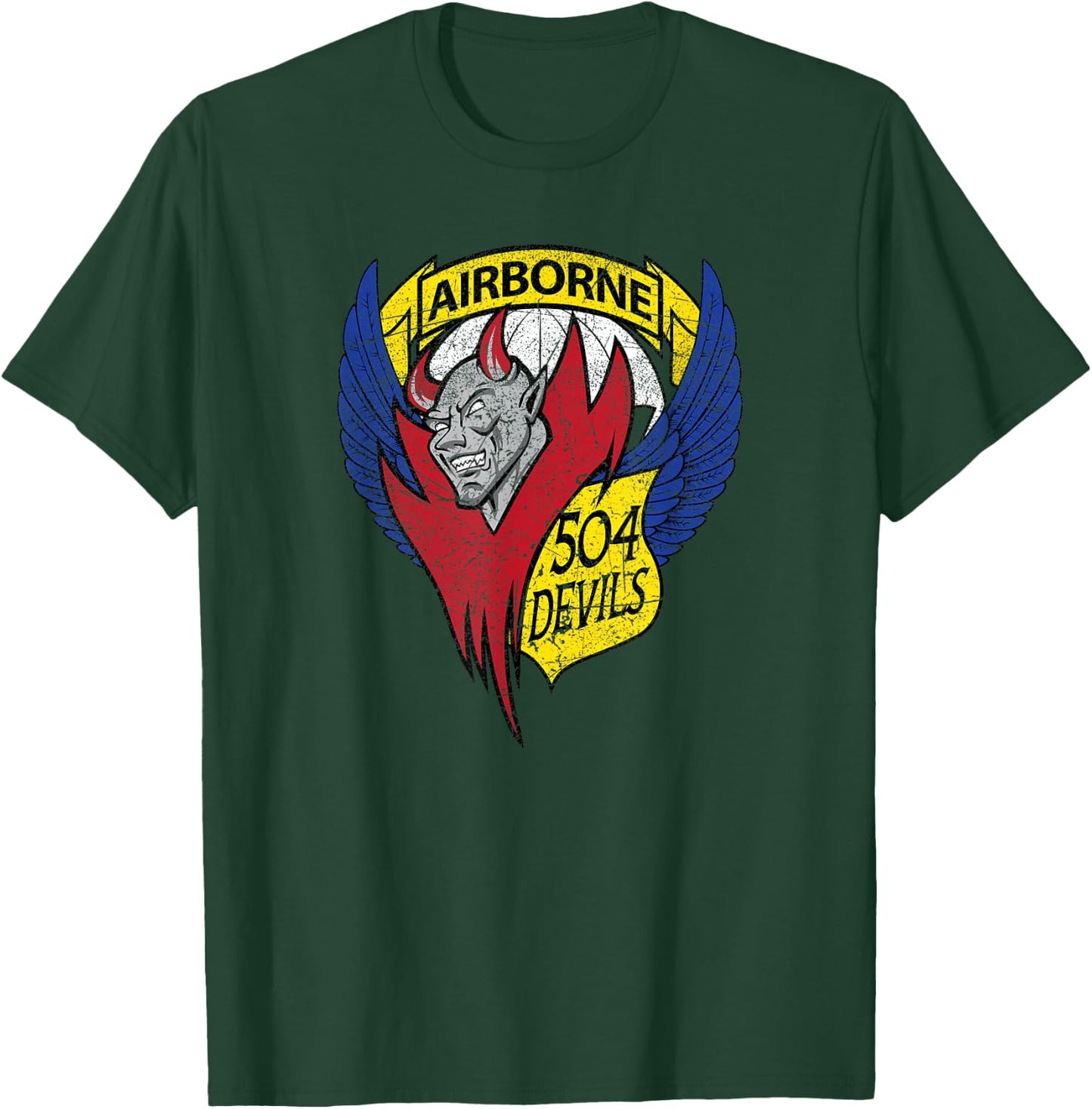 American Marauder: 504th Airborne Devils T-Shirt - T-Shirt | Forest