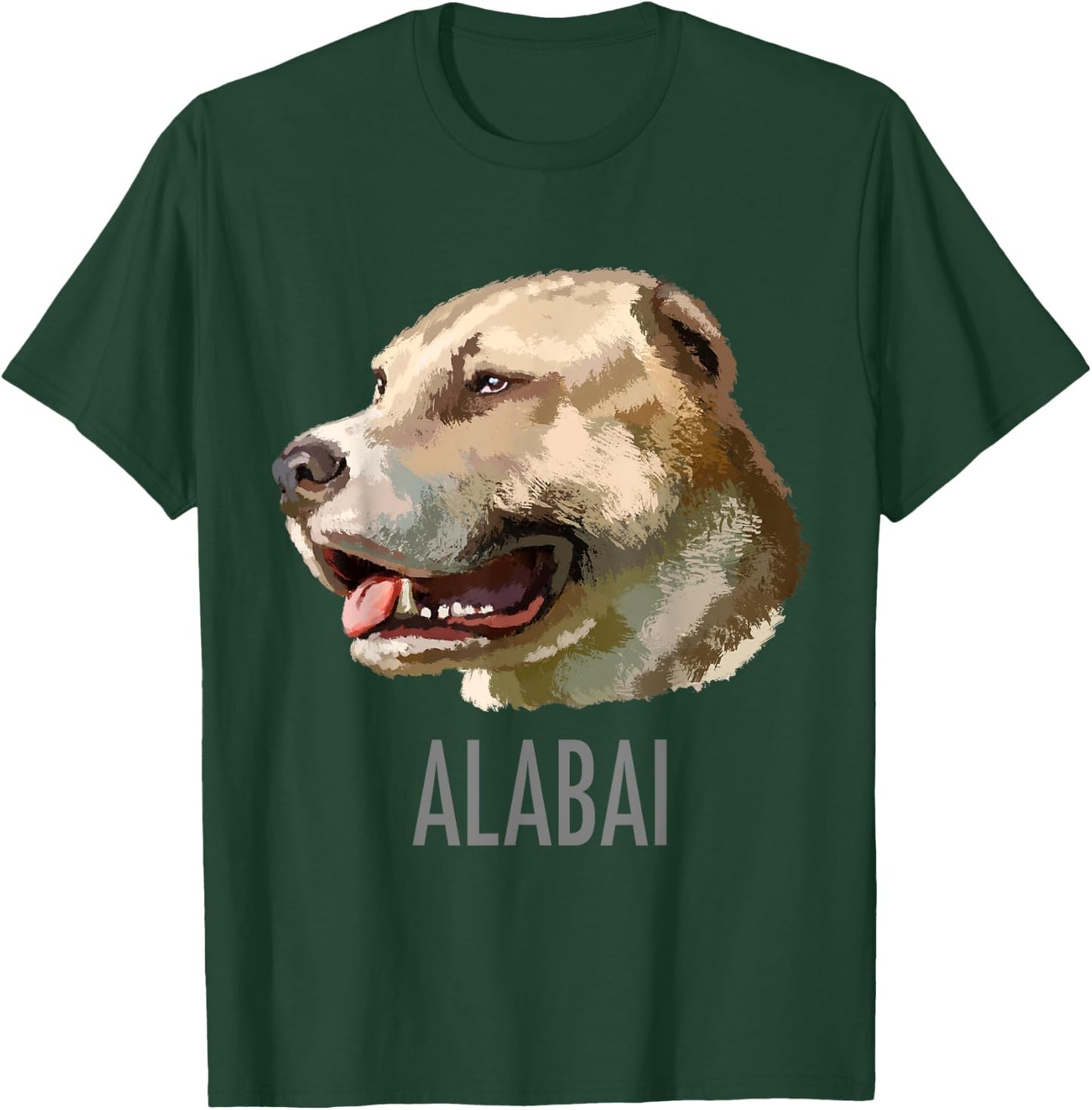 Alabai Dog shirt T-Shirt - T-Shirt | Forest
