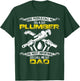 Vintage Most Important Call Me Dad Funny Plumber Daddy Gift T-Shirt - T-Shirt | Forest