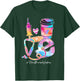 Tie Dye Love Healthcare Worker Stethoscope Nursing Nurse Day T-Shirt - T-Shirt | Forest