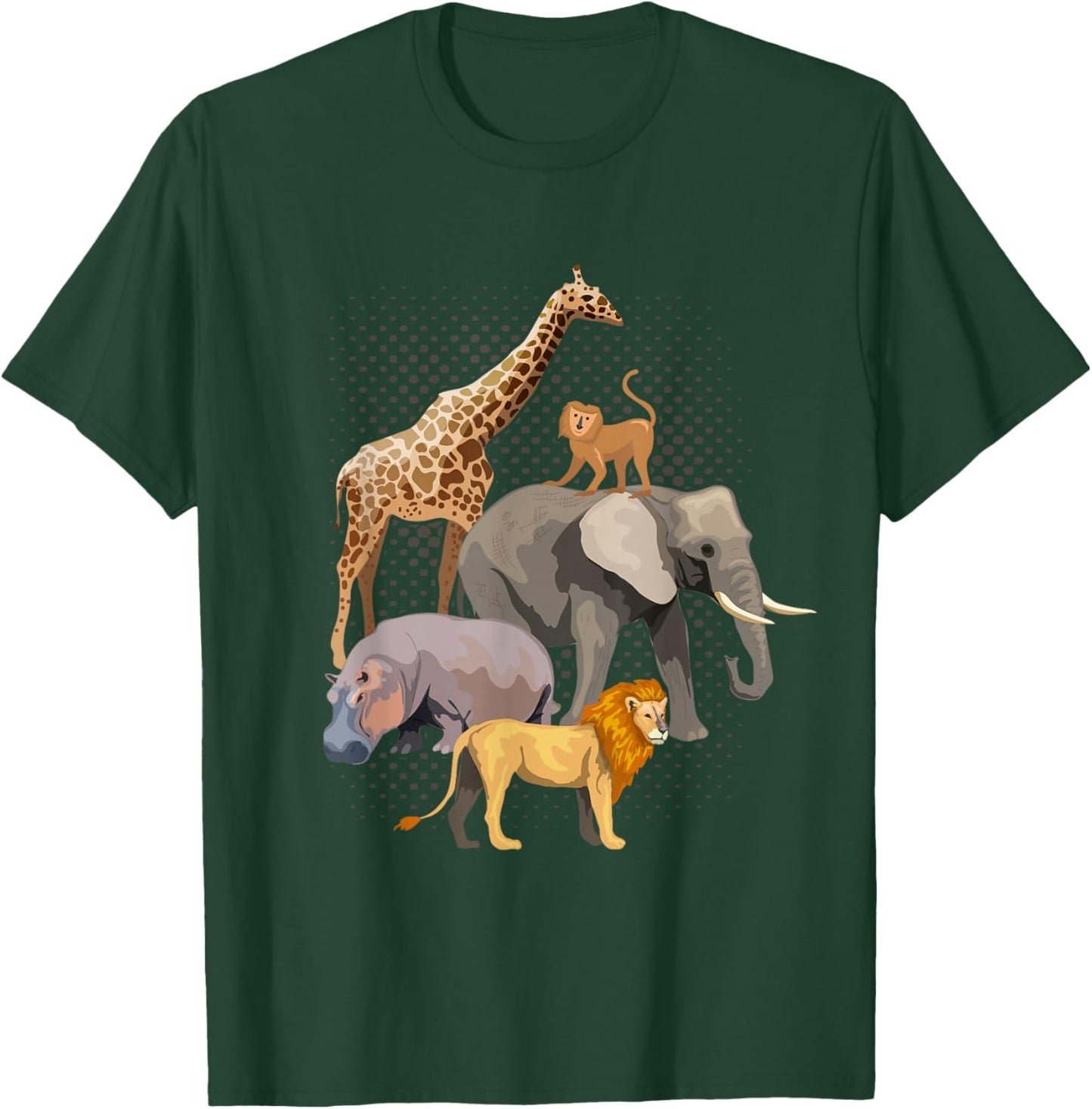 Safari Squad African Safari Animals Funny Zoo Animal Lovers T-Shirt - T-Shirt | Forest