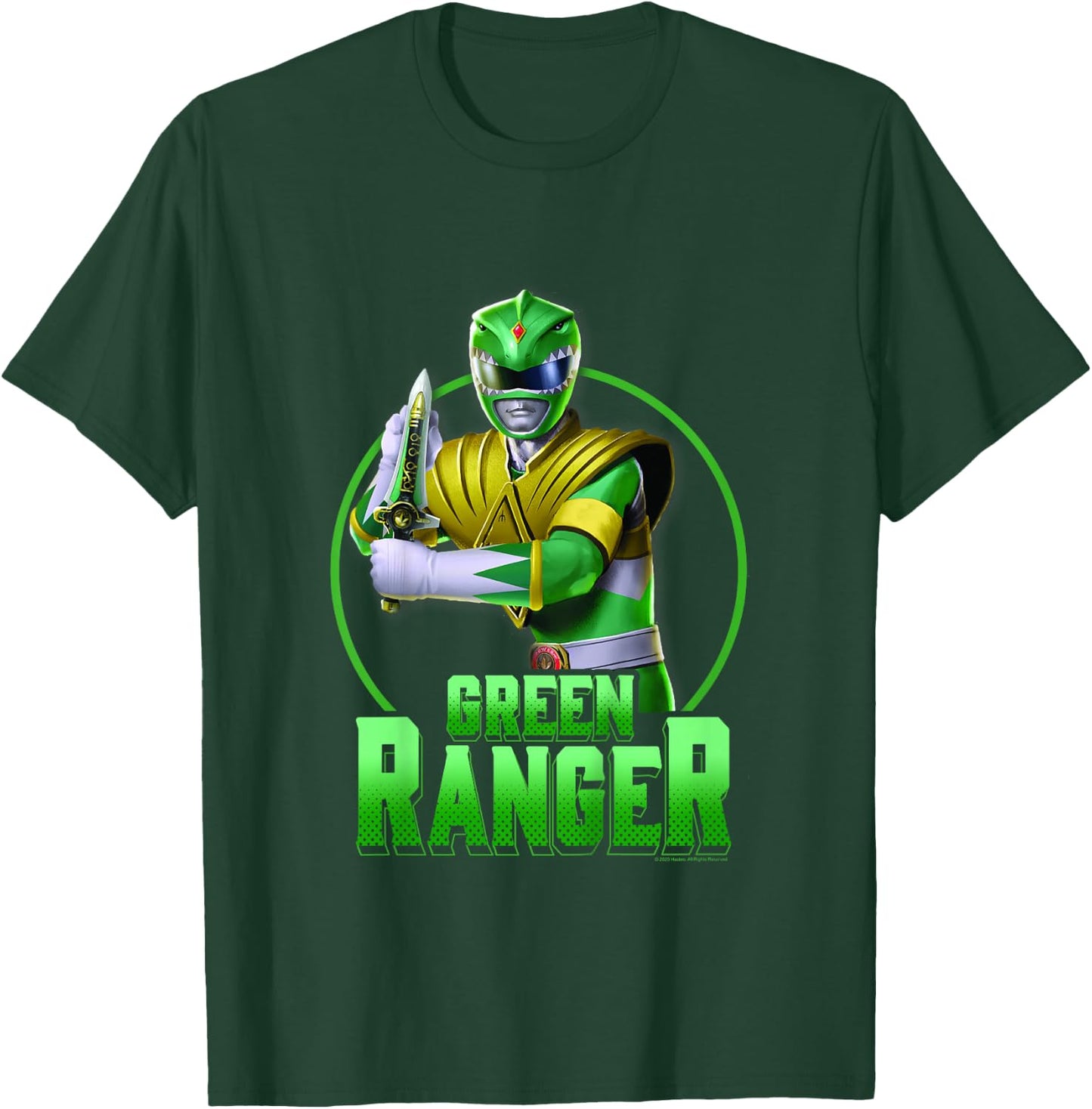 Kids Power Rangers Green Ranger Power Pose Shot T-Shirt - T-Shirt | Forest